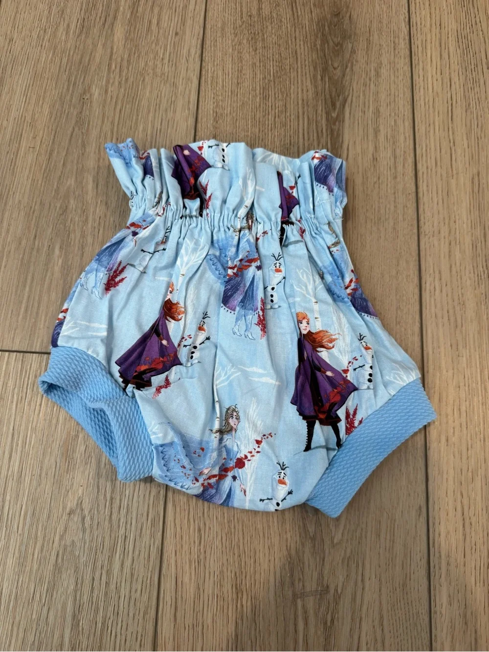 Disney Light Blue Princess & Multicolor Disney Princess Bloomers - size 12-18m